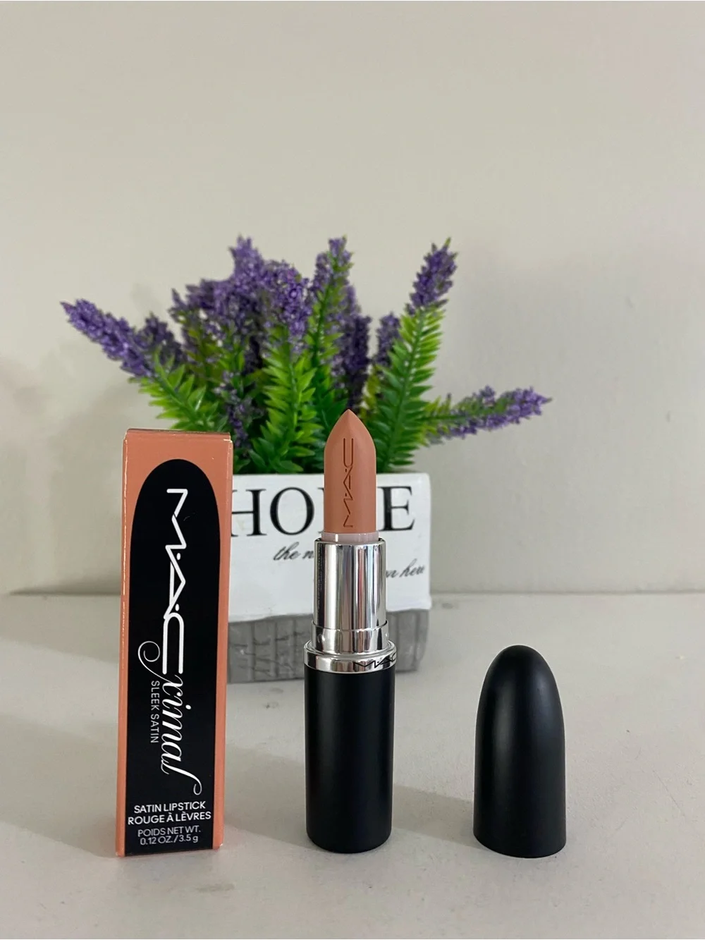 MAC MACximal Sleek Satin Lipstick FLESHPOT 836 - Full Size New in Box